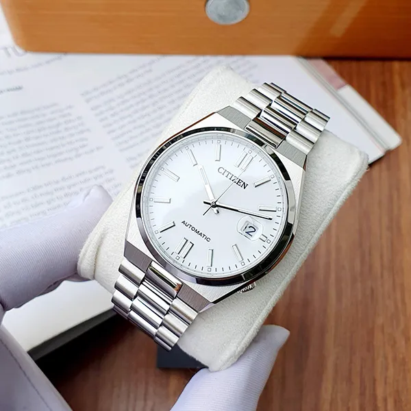 Đồng Hồ Nam Citizen Mechanical NJ0150-81A Màu Bạc