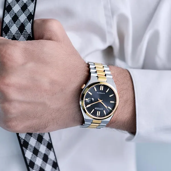 Đồng Hồ Nam Citizen Mechanical NJ0154-80H Màu Đen Vàng - Đồng hồ - Vua Hàng Hiệu