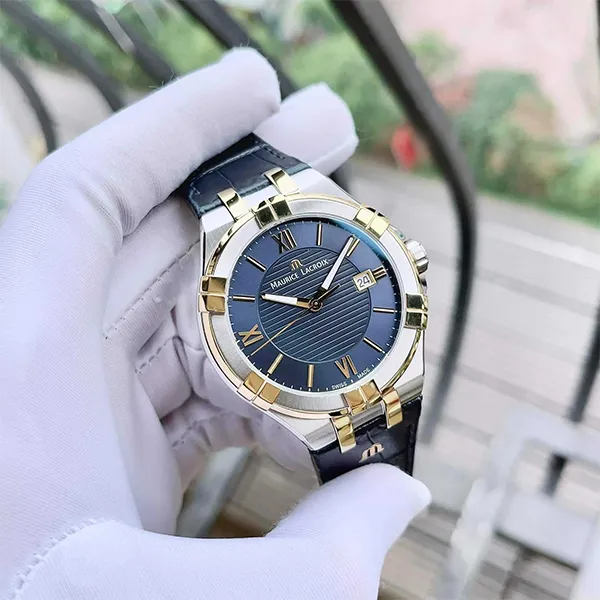 Đồng Hồ Nam Maurice Lacroix AI1008 PVY11-432-1 Màu Xanh Navy - Đồng hồ - Vua Hàng Hiệu