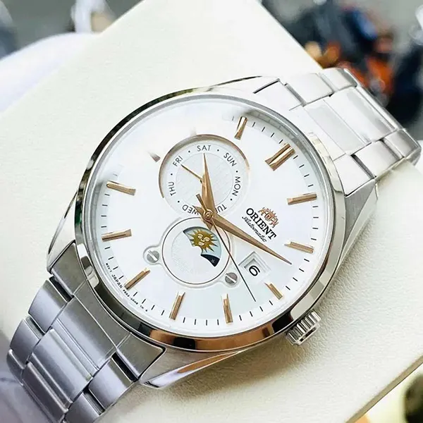 Đồng Hồ Nam Orient Sun Moon Gen 5 RA-AK0306S10B -RA-AK0306S00C Màu Bạc - Đồng hồ - Vua Hàng Hiệu