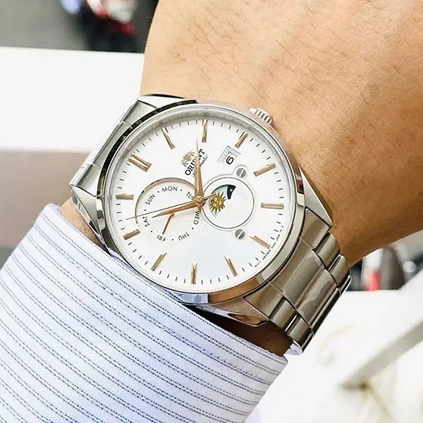 Đồng Hồ Nam Orient Sun Moon Gen 5 RA-AK0306S10B -RA-AK0306S00C Màu Bạc - Đồng hồ - Vua Hàng Hiệu