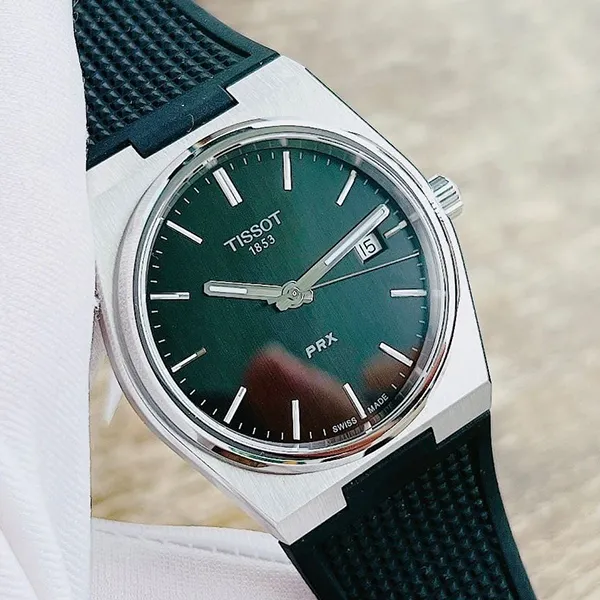 Đồng Hồ Nam Tissot PRX T137.410.17.051.00 Màu Đen Bạc