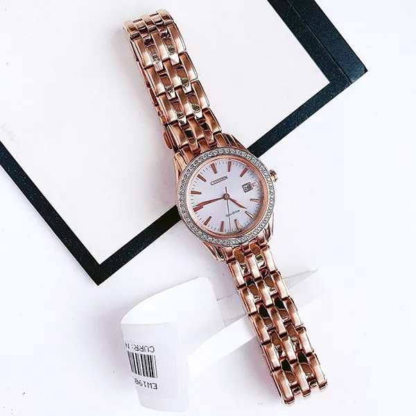 Đồng Hồ Nữ Citizen Eco Drive Watch EW1903-52A Màu Vàng Hồng