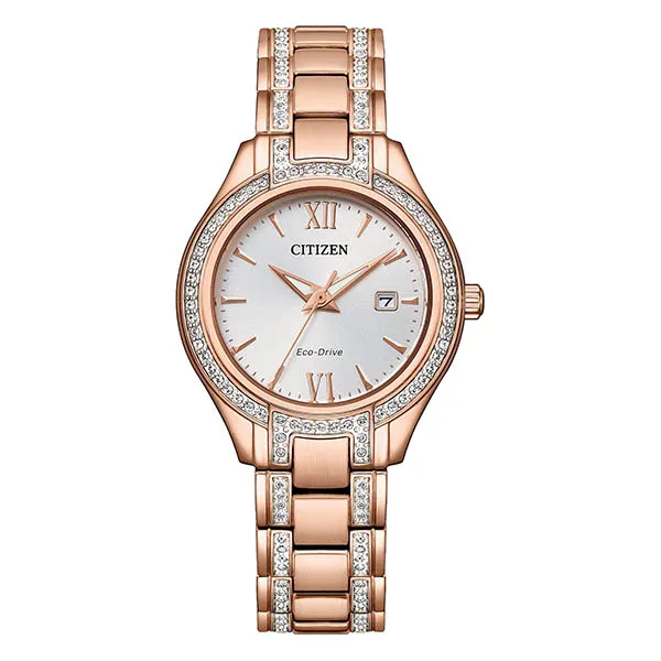 Đồng Hồ Nữ Citizen Eco Drive Watch FE1233-52A Màu Vàng Hồng