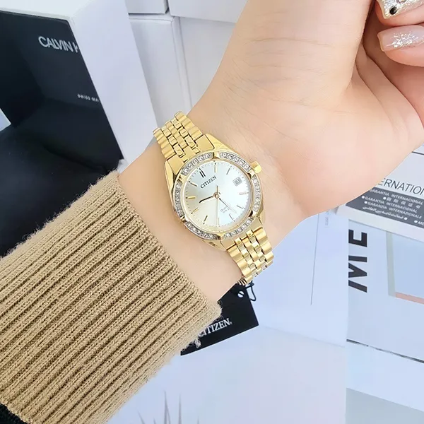 Đồng Hồ Nữ Citizen Gold Tone EU6062-50P Màu Vàng Gold - Đồng hồ - Vua Hàng Hiệu