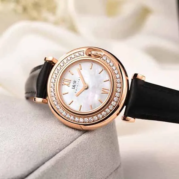Đồng Hồ Nữ I&W Carnival 3011L1 Trắng Đen