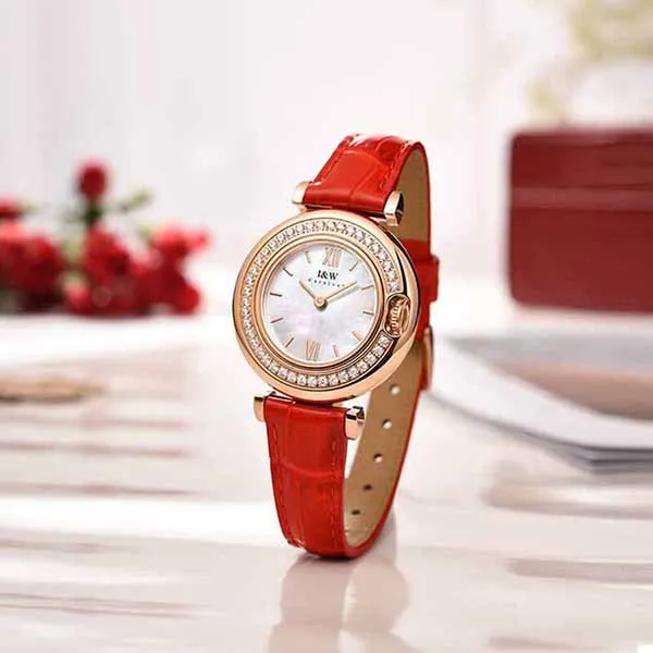 Đồng Hồ Nữ I&W Carnival 3011L2 Màu Trắng Đỏ - Đồng hồ - Vua Hàng Hiệu