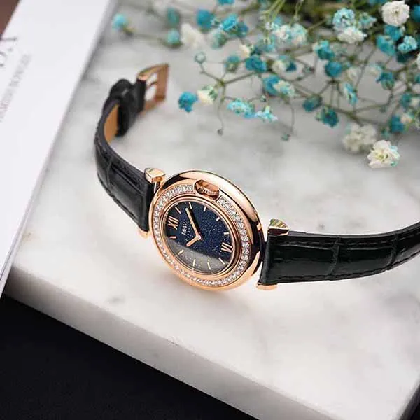 Đồng Hồ Nữ I&W Carnival 3011L3 Xanh Đen