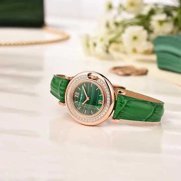 Đồng Hồ Nữ I&W Carnival 3011L4 Màu Xanh Lá