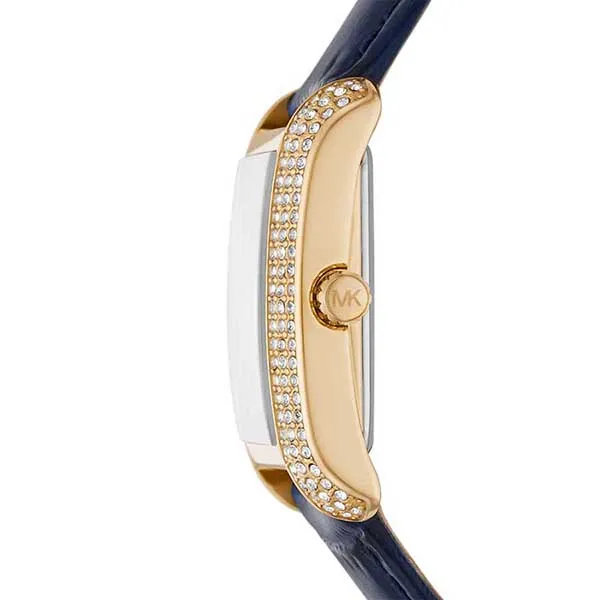Đồng Hồ Nữ Michael Kors Emery Croco Leather MK2982 Màu Xanh Vàng