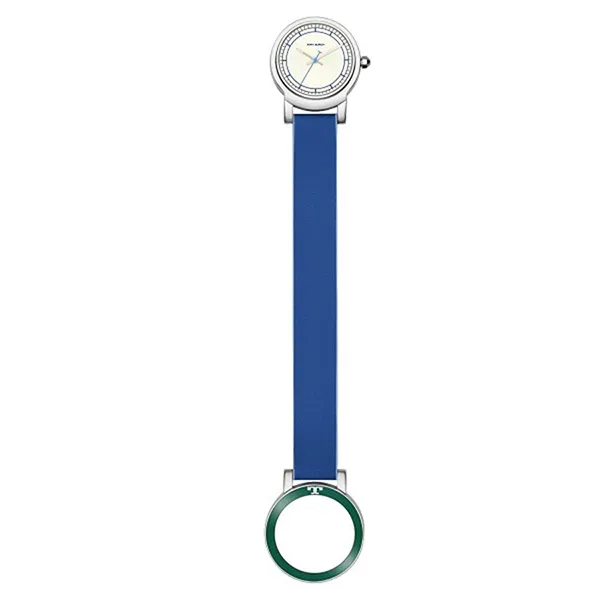 Đồng Hồ Nữ Tory Burch Ellsworth Leather Strap Watch TBW6003 Màu Xanh