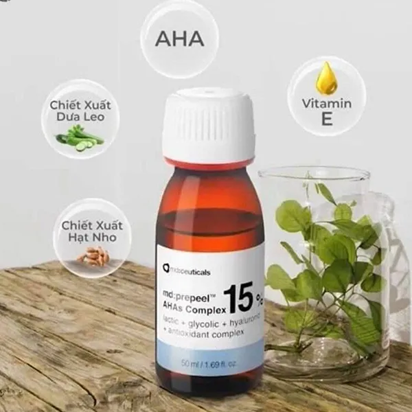 Dung Dịch Thay Da Sinh Học Md:ceuticals Prepeel AHAS Complex 15% 50ml - Mỹ phẩm - Vua Hàng Hiệu