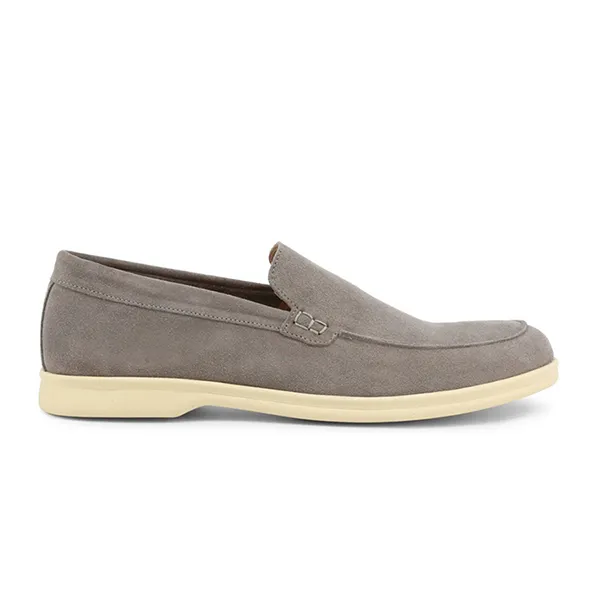 Giày Lười Nam Duca Di Morrone Da Lộn Lorenzo-Cam_Grigio Màu Xám Size 40 - Giày - Vua Hàng Hiệu