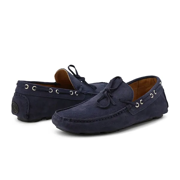 Giày Lười Nam Duca Di Morrone Edoardo-Cam_Navy Màu Xanh Navy Size 40 - Giày - Vua Hàng Hiệu