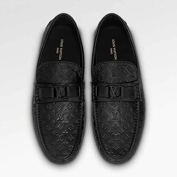Giày Lười Nam Louis Vuitton LV Hockenheim Mocassin Màu Đen Size 40 - Giày - Vua Hàng Hiệu