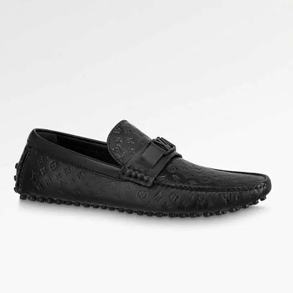 Giày Lười Nam Louis Vuitton LV Hockenheim Mocassin Màu Đen Size 40 - Giày - Vua Hàng Hiệu