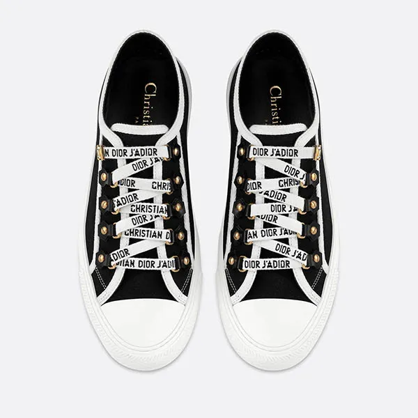 Giày Sneaker Dior Walk'nDior Black Cotton Canvas KCK177CVA_S12X Màu Đen - Giày - Vua Hàng Hiệu
