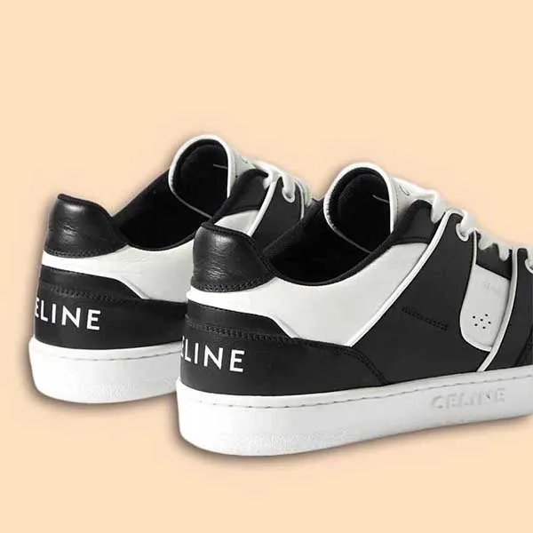Giày Sneaker Nam Celine CT-04 Trainer Low Lace-Up Màu Đen Trắng
