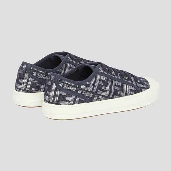 Giày Sneaker Nam Fendi Navy Blue Domino 7E1553 AM5H FORBB Màu Xanh - Giày - Vua Hàng Hiệu
