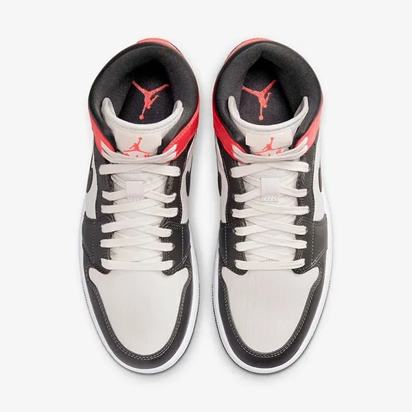 Giày Sneaker Nam Nike Air Jordan 1 Mid SE Newsprint DQ6078-100 Phối Màu Size 38 - Giày - Vua Hàng Hiệu
