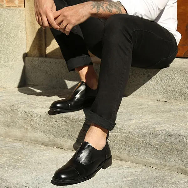 Giày Tây Nam Duca Di Morrone LUCAS-VIT_NERO Màu Đen Size 41 - Giày - Vua Hàng Hiệu
