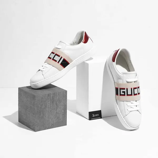 Giày Sneaker Gucci Strap Sneaker Màu Trắng - Giày - Vua Hàng Hiệu