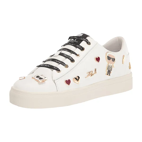 Giày Thể Thao Karl Lagerfeld Cate Shoes Sneakers Iconic Klp Pins Màu Trắng Size 35.5 - Giày - Vua Hàng Hiệu