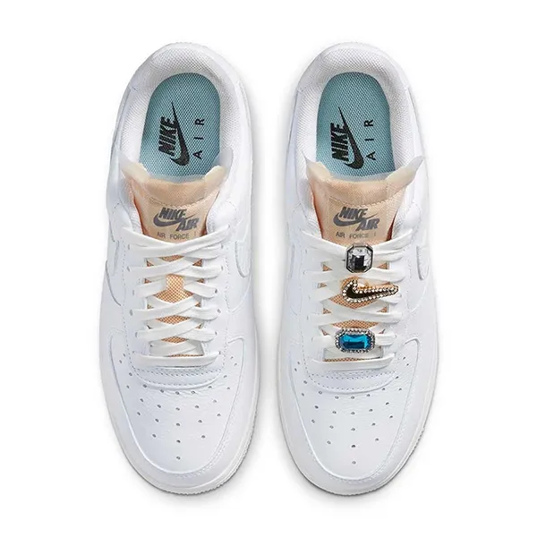 Giày Thể Thao Nike Air Force 1 Low 07 Lx Bling CZ8101-100 Màu Trắng Size 40 - Giày - Vua Hàng Hiệu