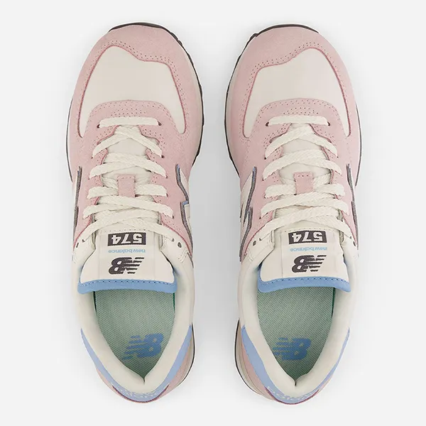 Giày Thể Thao Nữ New Balance Classic 574 WL574QC Màu Hồng Nhạt Size 36.5