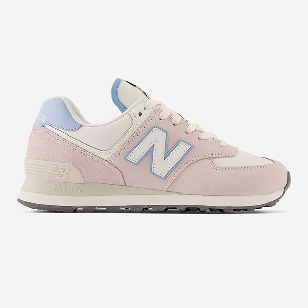 Giày Thể Thao Nữ New Balance Classic 574 WL574QC Màu Hồng Nhạt Size 36.5