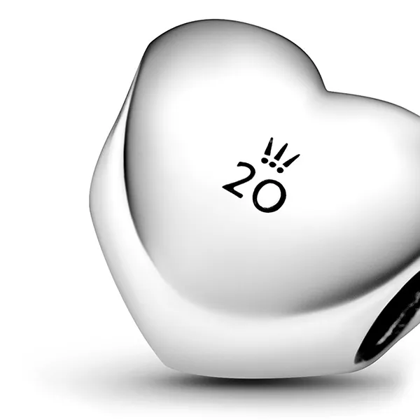 Hạt Vòng Charm Nữ Pandora 2020 Limited Edition Heart 799016C00 Màu Bạc
