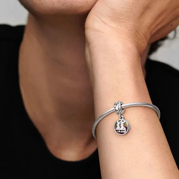 Hạt Vòng Charm Nữ Pandora Disney Mickey & Minnie 798866C01 Màu Bạc - Trang sức - Vua Hàng Hiệu