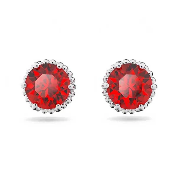 Mua Khuyên Tai Nữ Swarovski Birthstone Stud Earrings Round Cut, July, Red,  Rhodium Plated 5615516 Màu Đỏ - Swarovski - Mua tại Vua Hàng Hiệu h092779