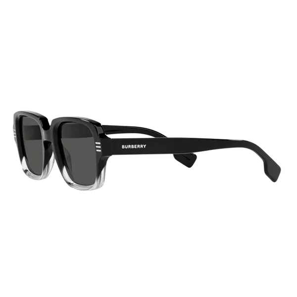 Kính Mát Burberry Square Frame Sunglasses BE4349 ELDON Màu Xám Đen - Kính mắt - Vua Hàng Hiệu