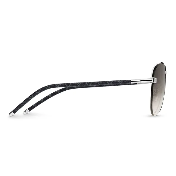 Kính Mát Louis Vuitton LV Clockwise Canvas Sunglasses Z1109W Màu Xám - Kính mắt - Vua Hàng Hiệu