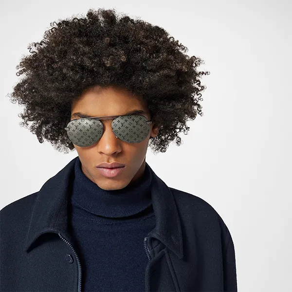 Kính Mát Louis Vuitton LV Clockwise Sunglasses Z1019W Màu Đen Xám - Kính mắt - Vua Hàng Hiệu