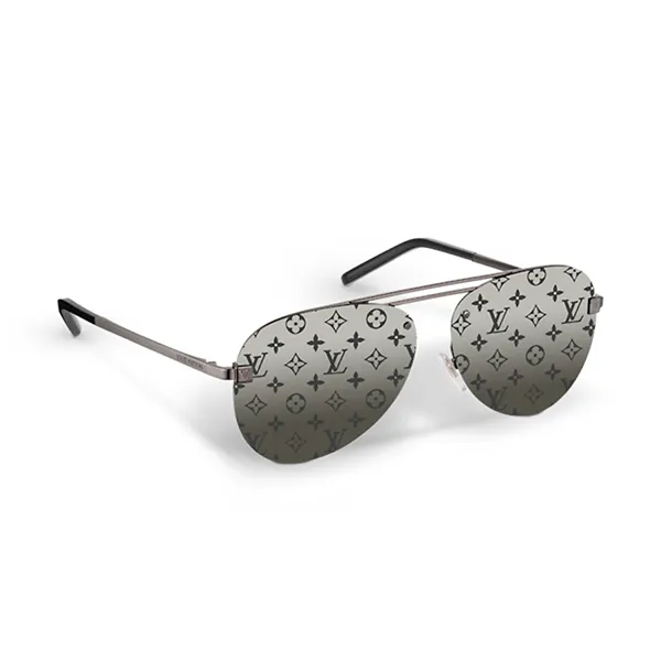 Kính Mát Louis Vuitton LV Clockwise Sunglasses Z1019W Màu Đen Xám - Kính mắt - Vua Hàng Hiệu