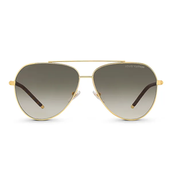 Kính Mát Louis Vuitton LV MNG Blaze Pilot Sunglasses Z1797U Màu Xanh Gọng Vàng Gold - Kính mắt - Vua Hàng Hiệu