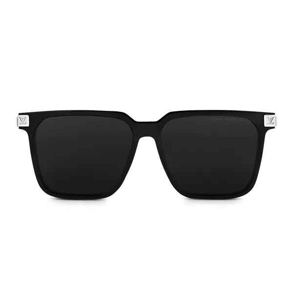 Louis Vuitton Z1826E LV Rise Square Sunglasses, Green, E