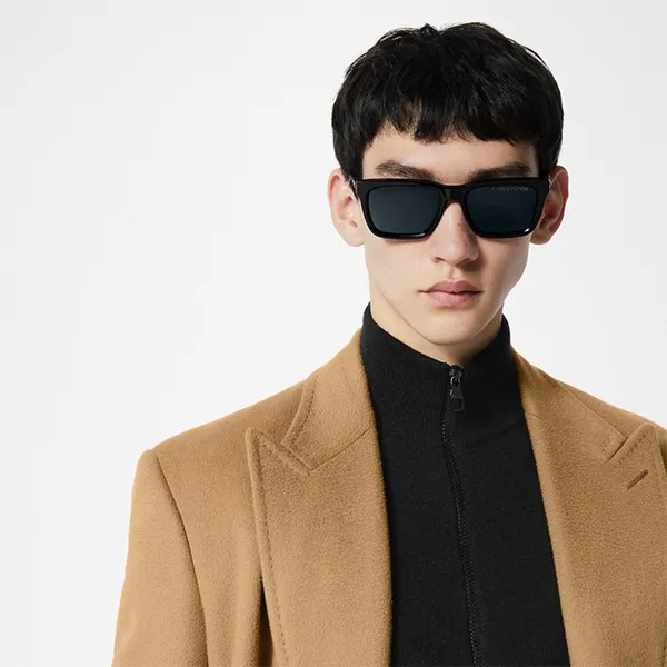Kính Mát Louis Vuitton LV MNG Blaze Square Sunglasses Z1830U Màu Đen - Kính mắt - Vua Hàng Hiệu