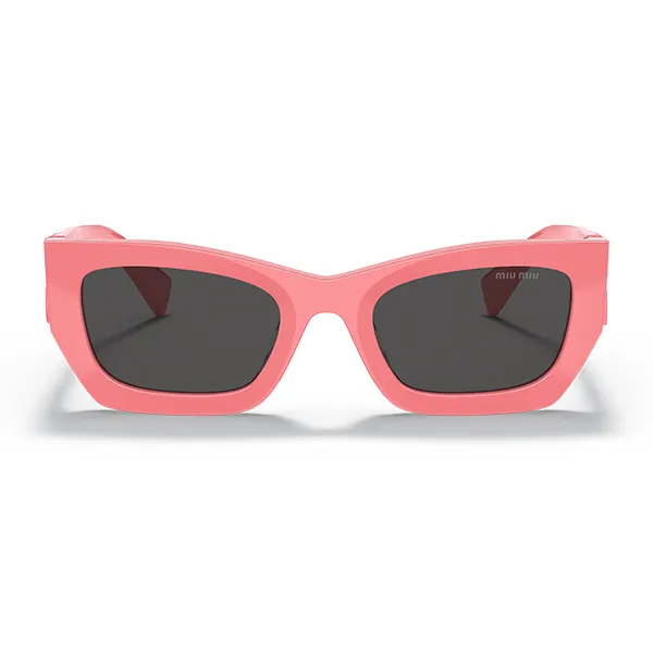 Kính Mát Nữ Miu Miu Glimpse Rectangle Frame Sunglasses Màu Hồng
