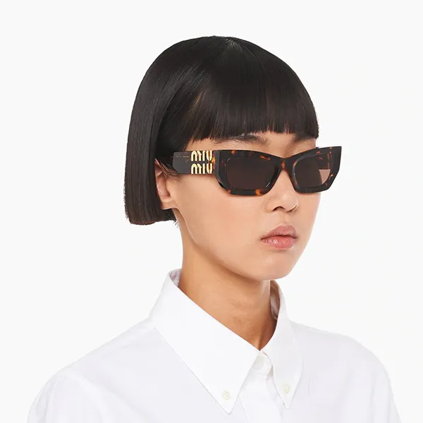 Kính Mát Miu Miu VAU06B Sunglasses Màu Nâu Đồi Mồi