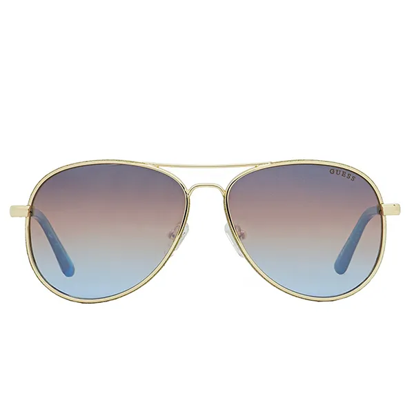 Kính Mát Nữ Guess Aviator Sunglasses GU7555 33F Màu Xanh - Kính mắt - Vua Hàng Hiệu