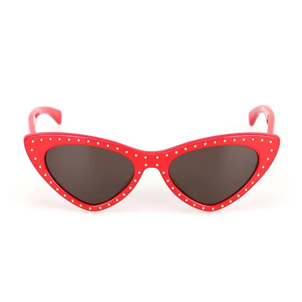 Kính Mát Nữ Moschino Cat Eye Sunglasses MOS006/S Red 52-18 Màu Đen Đỏ