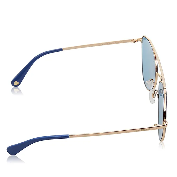 Kính Mát Nữ Moschino Women's Sunglasses MOL011/S MVU/KU 59-17 Màu Xanh Blue