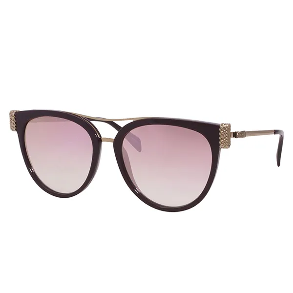 Kính Mát Nữ Moschino Women's Sunglasses MOS023/S 00T7 Plum 55-17 Màu Hồng