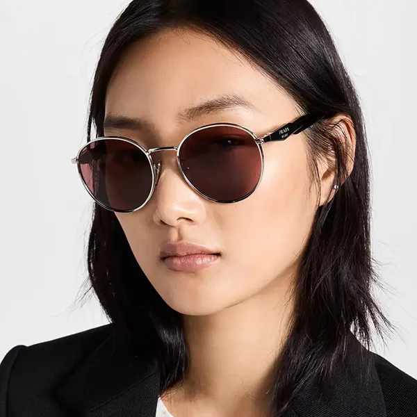 Kính Mát Nữ Prada PR 56ZS - 1BC08S Sunglasses Màu Tím - Kính mắt - Vua Hàng Hiệu