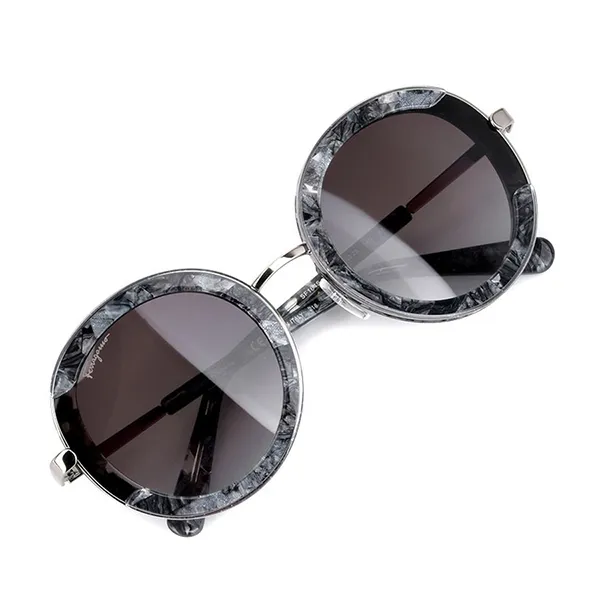 Kính Mát Nữ Salvatore Ferragamo Sunglasses SF164S 042 56 Màu Xám Đen - Kính mắt - Vua Hàng Hiệu