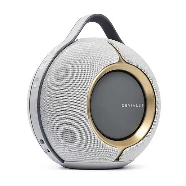 Loa Devialet Mania (Pin 10h, Kháng Nước IPX4, 176W, Bluetooth 5.0) Opera Paris Mạ Vàng 24K Màu Xám Vàng - Phụ Kiện Công Nghệ - Vua Hàng Hiệu