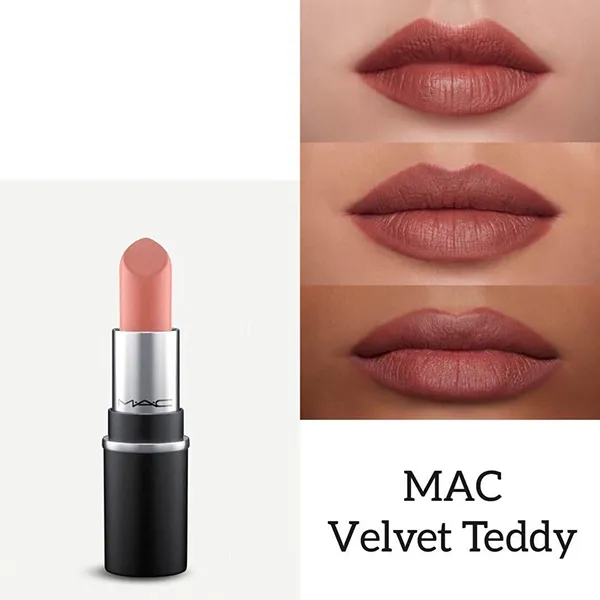 Son Mac Màu Cam Đất Mac 617 Velvet Teddy Tinh Tế - 3